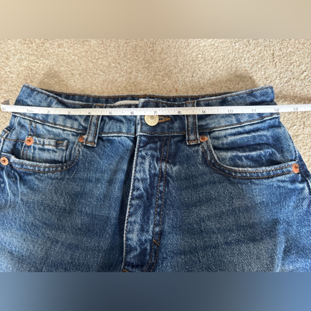 Zara Z1975 MOM FIT JEANS WITH A HIGH WAIST - Picture 10 of 13